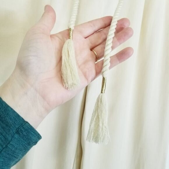 Chicos Womens Straight Leg Pants Size 6R / 0.5R Lyocell Blend Natural‎ Cream - Picture 10 of 11